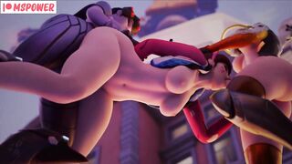 Futa Mercy And Widow Fucking D.Va
