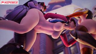 Futa Mercy And Widow Fucking D.Va