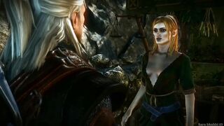 Elf Girl Mottle Rewards Geralt for Saving Her Life Witcher 2
