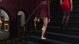 Bella Goth sucks and fucks Mortimer Goth in the sims 4