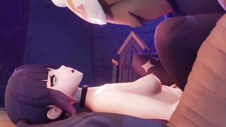 Missionary fuck Mona from hilichurl | Genshin Impact | Hentai