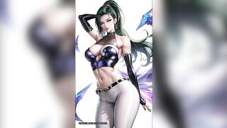 Image Compilation: League Of Legends KDA Kaisa Dick Ride Uncensored Hentai