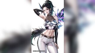 Image Compilation: League Of Legends KDA Kaisa Dick Ride Uncensored Hentai