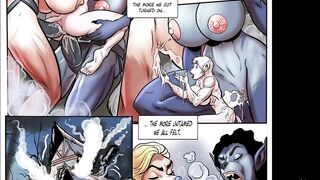 Red Riding Hood- Riding a big Furry Dick in the forest