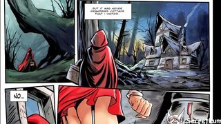 Red Riding Hood- Riding a big Furry Dick in the forest