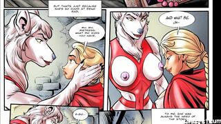 Red Riding Hood- Riding a big Furry Dick in the forest