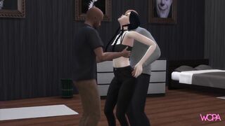 and Enid. Roommates invite friends over for a big orgy - double penetration