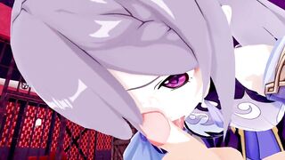 Keqing Genshin Impact 3D HENTAI Part3/9