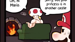 【Lewd Comic/Doujin Dub】 "Your Princess is in Another Castle" feat. Sean 【Art: babusgames 】
