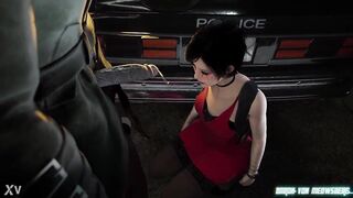 Ada Wong suck tyrant cock