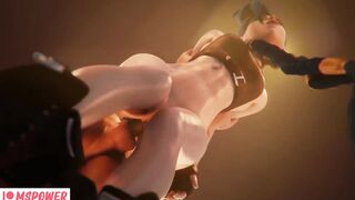 Jinx Hard Anal Fuck Creampie