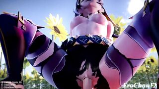 Dehya from Genshin Impact cowgirl
