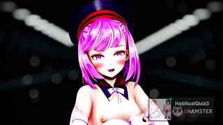 mmd r18 Helena Blavatsky Fate Grand Order sexy small tits cheating wife 3d hentai