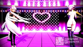 mmd r18 Mash and BB Pele Love Dee cum swallow 3d hentai