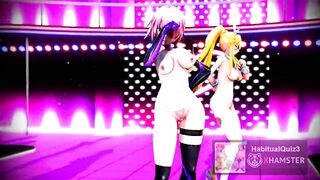 mmd r18 Mash and BB Pele Love Dee cum swallow 3d hentai