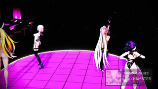 mmd r18 Mash and BB Pele Love Dee cum swallow 3d hentai