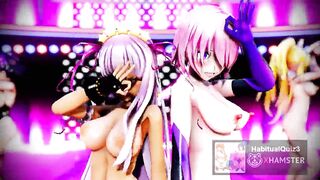 mmd r18 Mash and BB Pele Love Dee cum swallow 3d hentai