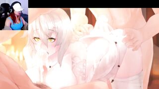 Filled beauty with cum