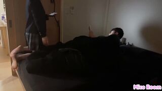 Real POV Private SEX of real couple, he reaction when she finds a video camera is so cute