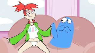 Frankie Forster fucks Bloo and LOVES IT! cartoon porn