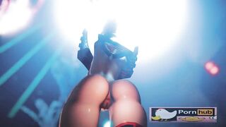 mmd r18 Gishinanki Weiss Schnee Senketsu outfit anal whore 3d hentai