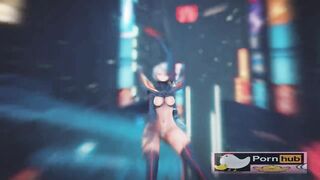mmd r18 Gishinanki Weiss Schnee Senketsu outfit anal whore 3d hentai
