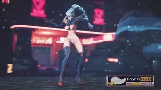 mmd r18 Gishinanki Weiss Schnee Senketsu outfit anal whore 3d hentai