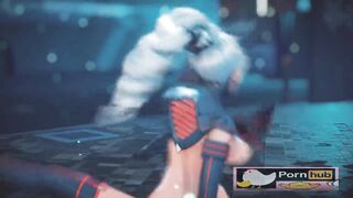 mmd r18 Gishinanki Weiss Schnee Senketsu outfit anal whore 3d hentai