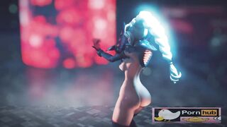 mmd r18 Gishinanki Weiss Schnee Senketsu outfit anal whore 3d hentai