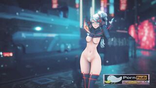 mmd r18 Gishinanki Weiss Schnee Senketsu outfit anal whore 3d hentai