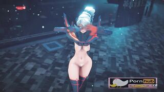 mmd r18 Gishinanki Weiss Schnee Senketsu outfit anal whore 3d hentai