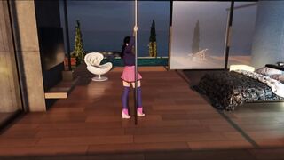D.Va Custom 3DX Chat Skin Cosplay Futa