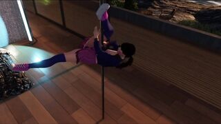 D.Va Custom 3DX Chat Skin Cosplay Futa