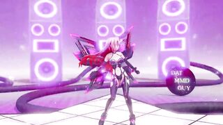 Hyperdimension Neptunia Iris Heart Hentai Undress Dance Plutia Lady MMD 3D Red Hair Color Edit Smixix