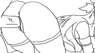 2D short porn video animated
