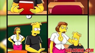 Margy is a hot maid! The hot cleaning lady - The Simptoons Hentai
