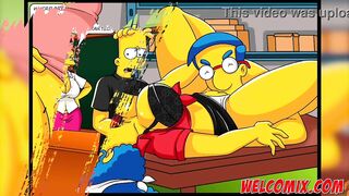 Margy is a hot maid! The hot cleaning lady - The Simptoons Hentai