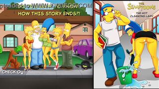 Margy is a hot maid! The hot cleaning lady - The Simptoons Hentai