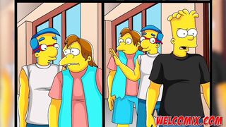 Margy is a hot maid! The hot cleaning lady - The Simptoons Hentai