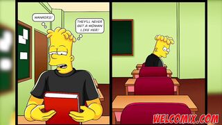 Margy is a hot maid! The hot cleaning lady - The Simptoons Hentai