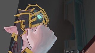 3D Hentai Fantasy - Skinny Elf Fucks a Statue