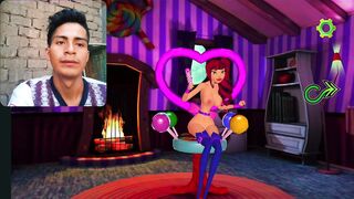 Zuzu fucks her stepbrother (video games) Ends in orgasm