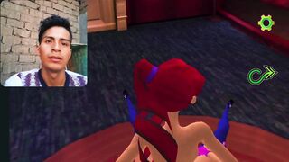 Zuzu fucks her stepbrother (video games) Ends in orgasm