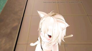 Nekomata Okayu - do it - Akazukin09 - Beige Hair Color Edit Smixix