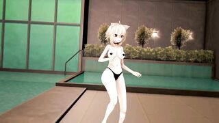 Nekomata Okayu - do it - Akazukin09 - Beige Hair Color Edit Smixix