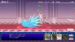 Cute ladies in hentai sex with green men in Raspbery castle 2 new hentai game video