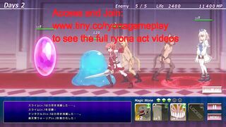 Cute ladies in hentai sex with green men in Raspbery castle 2 new hentai game video
