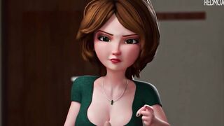 Aunty Cass ( Big Hero 6 ) - Tags lessons: Blowjob ( 4K )