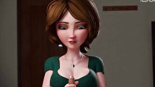 Aunty Cass ( Big Hero 6 ) - Tags lessons: Blowjob ( 4K )