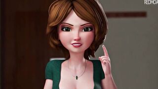 Aunty Cass ( Big Hero 6 ) - Tags lessons: Blowjob ( 4K )